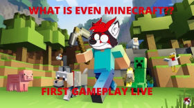 Going live for the first time! MINECRAFT