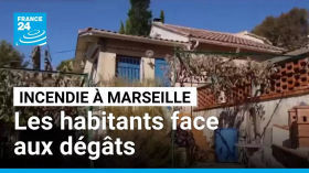 Incendie à Marseille : les habitants découvrent l'étendue des dégâts • FRANCE 24