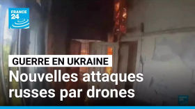 Des attaques russes par drones font au moins quatre morts en Ukraine • FRANCE 24
