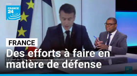 Emmanuel Macron s'exprimera sur les "efforts" à consentir en matière de défense • FRANCE 24