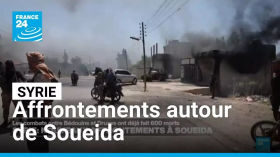 Syrie : affrontements autour de Soueida, l'ONU réclame des enquêtes • FRANCE 24
