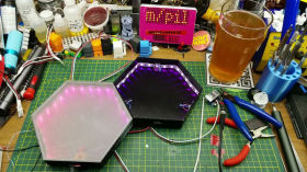 modular hexagon light