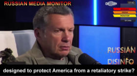 Solovyov once again threatens USA with nuclear apocalypse
