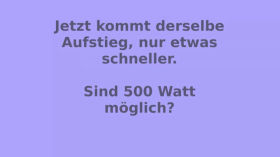 Hubleistung am Nordseedeich