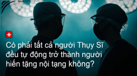 Từ năm 2026: Mọi người dân Thụy Sĩ có tự động trở thành người hiến tặng nội tạng không?