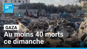 Gaza : au moins 40 morts selon la Défense civile après les raids israéliens • FRANCE 24