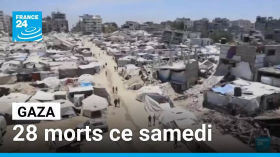 28 Palestiniens tués dans des frappes aériennes israéliennes sur Gaza • FRANCE 24
