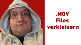 Video verkleinern ohne Qualitätsverlust  (zb MOV Dateien / animierte Overlay für Ecamm Live)