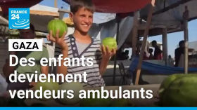À Gaza, des enfants travaillent en tant que vendeurs ambulants • FRANCE 24