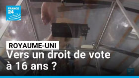 Royaume-Uni : le gouvernement va abaisser l'âge du droit de vote à 16 ans • FRANCE 24