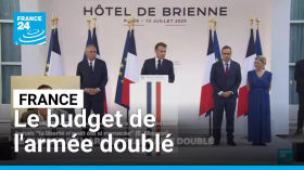 Le budget de l'armée française doublé face à une "liberté menacée" • FRANCE 24