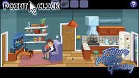 302 Confinadventure (Unity) Free Retro Pixel Art Lockdown Point and Click Adventure Game Isolation