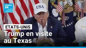 Etats-Unis: Trump en visite au Texas après les inondations meurtrières • FRANCE 24