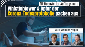 Rechtsanwältin Maria Vasii und Zeugen: Über 400 Mrd. EURO der EU für Corona-Auftragsmord und Geldwäsche