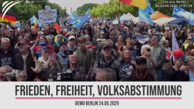Frieden, Freiheit, Volksabstimmung  -  Demo Berlin 24.05.2025