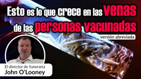 Esto crece en las venas de las personas vacunadas - Una visita al director de la funeraria John O'Looney (versión abrev