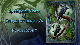 Speedpaint Video of Coreyartus Imagery's "Raven Raven"