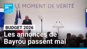 Budget 2026 : les annonces de François Bayrou passent mal • FRANCE 24