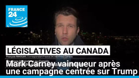Canada : Mark Carney donné vainqueur après une campagne centrée sur Trump • FRANCE 24