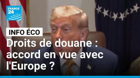 Droits de douane : l'Union européenne proche d'un accord avec Washington • FRANCE 24
