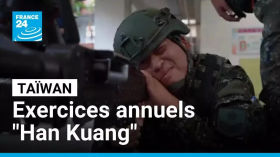 Taïwan : record de réservistes pour les exercices militaires "Han Kuang" • FRANCE 24